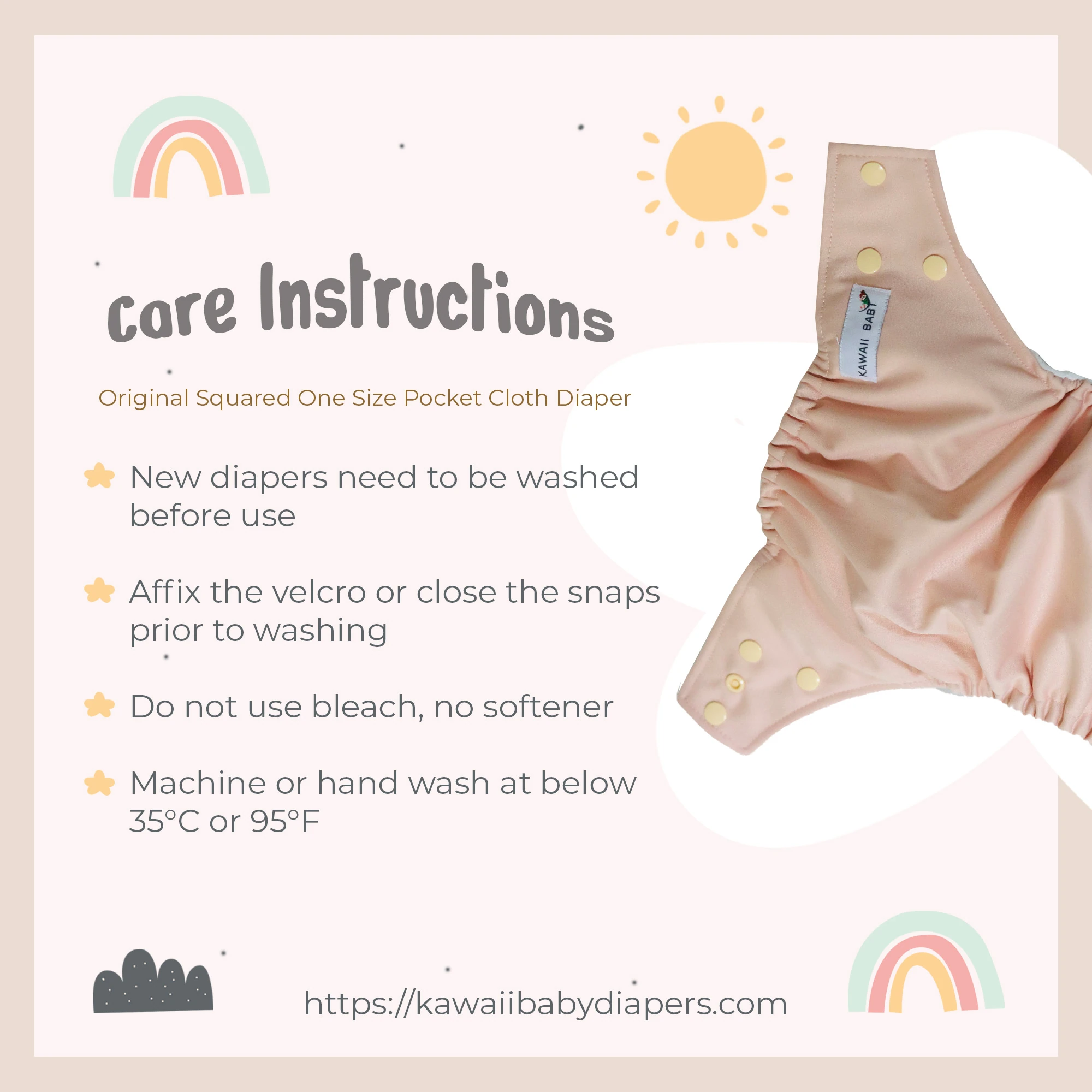 care instructions copy